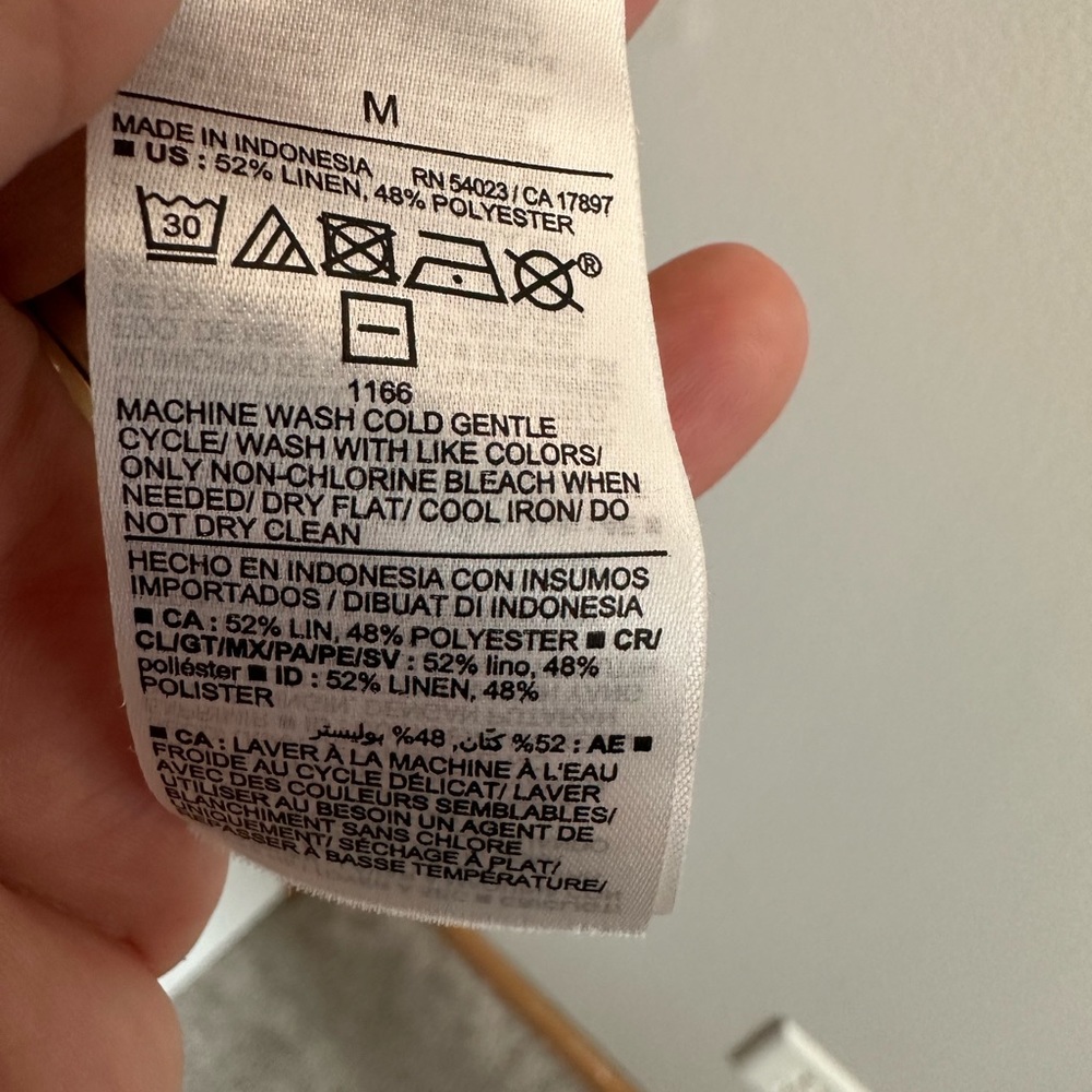 Old Navy beige cinch waist dress. Medium. - Picture 5 of 5